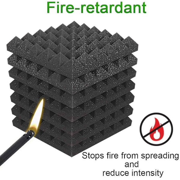 12pcs 30x30x5cm Sound Insulation Cotton Sound Insulation Foam