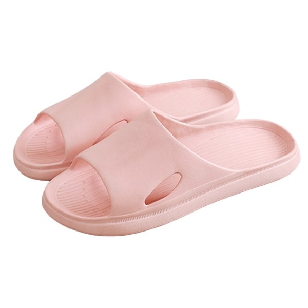 New Summer Couple Bedroom Slides Ladies Flip Flops Thick Bottom Sandals Eva Cloud Slippers Men Women Soft Home Outdoor Slippers Navy Blue 36-37