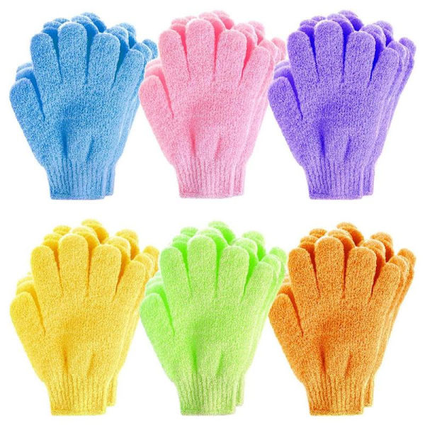 Five Fingers Bath Gloves Household Shower Towel Scrub Body Wash