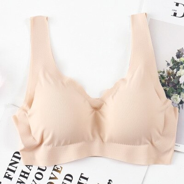 Sexy Seamless bra Push Up Bra Invisible Bralette Bras for Women Comfort Underwear soutien gorge femme  Solid Color S-5XL Red XXL