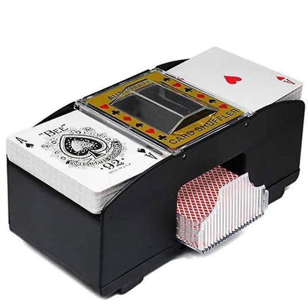 Automatic Electronic Card Shuffler Electric Poker Playing Shuffler