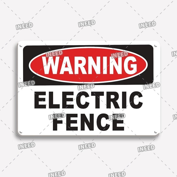 Tin Sign Warning Slogan Plate Retro Vintage Plaque Metal Plate Keep Out Aviso Camera For Yard Street Home Door Wall Decor Gift 31120 20x30cm