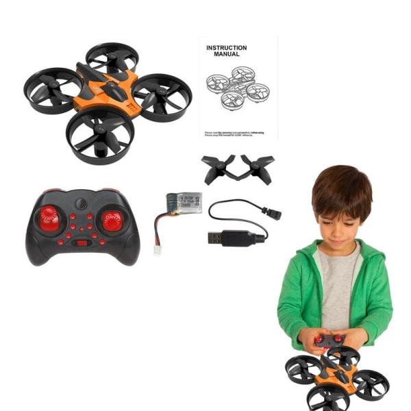 G Mini Fouraxis Aircraft Onebutton Return To Headless Mode Small Remote Control Aircraft Toys For Children Black