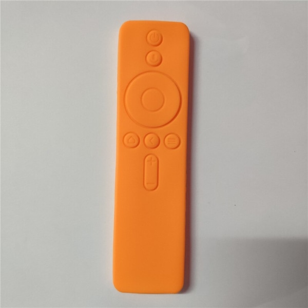 1pc Voice Remote Control Cover Case for Xiaomi 4A Soft Silicone Protective Sleeve Case Rubber Cover for Mi 4A Remote Orange