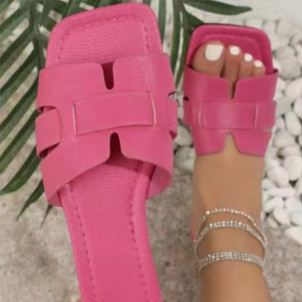 Luxury Summer Slippers Women Flat Outdoor Trend Beach Sandals Female Flip Flops Design Slides Shoes Woman 2024 Big Size 43 Light Yellow 38