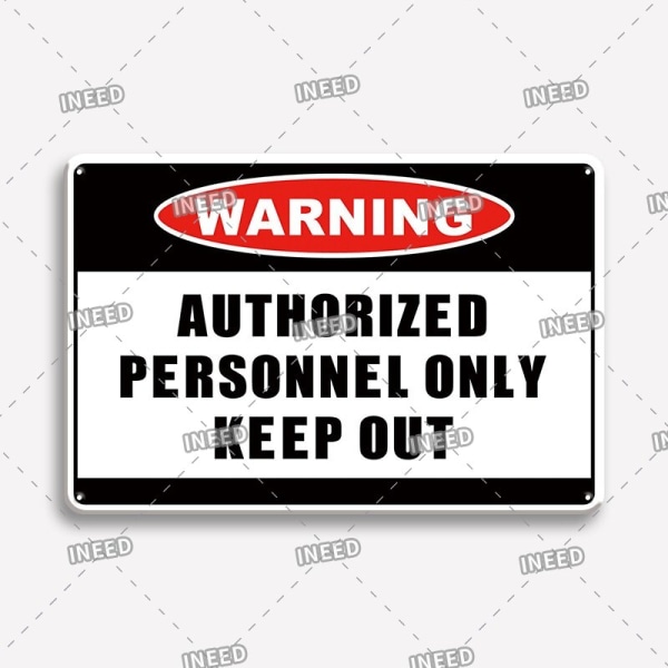 Tin Sign Warning Slogan Plate Retro Vintage Plaque Metal Plate Keep Out Aviso Camera For Yard Street Home Door Wall Decor Gift 31138 20x30cm