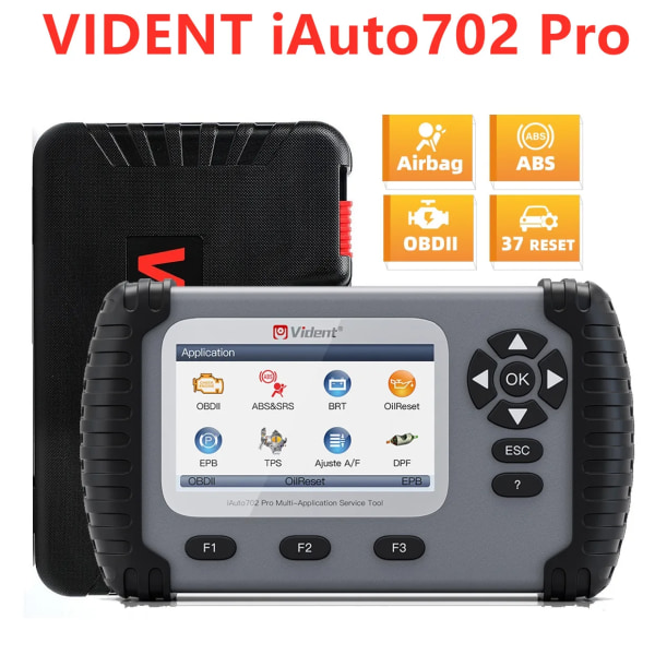 iAuto702 Pro ABS SRS Automotive Diagnostic Tool 37 Special Function ECU Coding Active Test OBD2 Scanner Free Update A+++ iAuto702 Pro