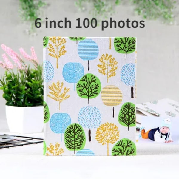 5inch 200 Foto 6Inch 100 Photo Album Cartoon Cute Picture Storage Frame Insert Page Children Lovers Wedding Memory DIY Book Gift I 6 inch 100 photos