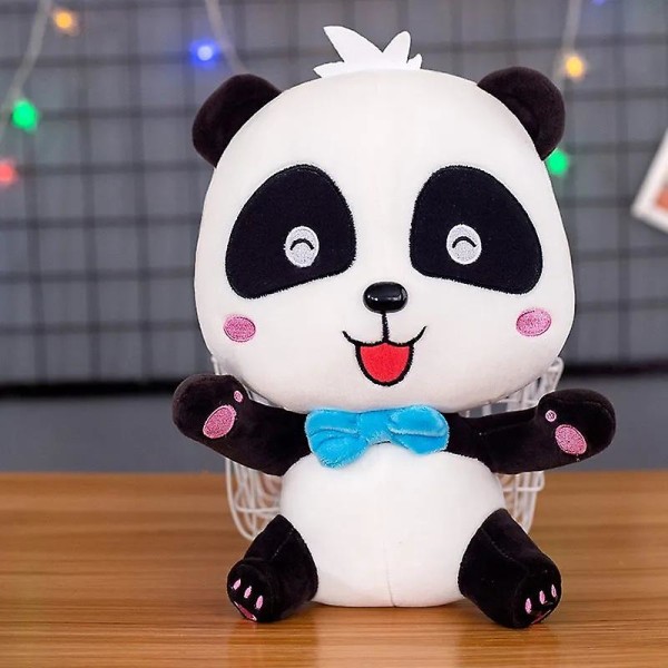 Babybus Panda Plush Baby Bus Toys Kiki Miu Panda Plushie Cartoon Animal Stuffed Dolls Toy Children Girls Birthday Gift B2pcs 30cm