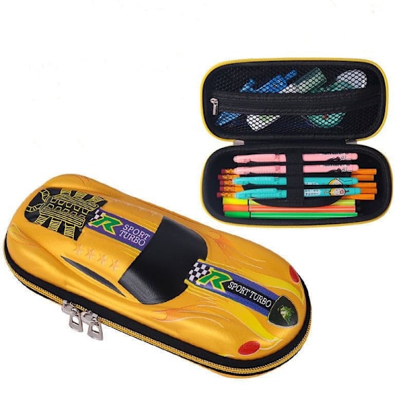 3D Racing car Pencil cases Cartoons school pencil case for