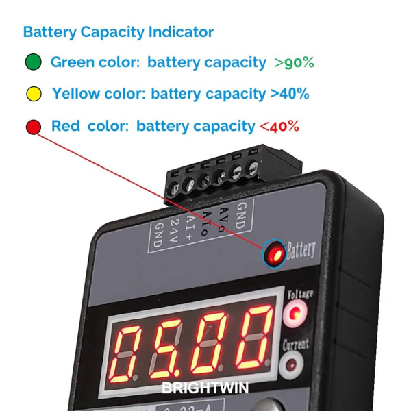 Adjustable 0-20mA 4-20mA Signal Generator 0-5V 0-10V Source Simulator BRT LB02G Transmitter Sensor Signal Debugging Have Battery Inside