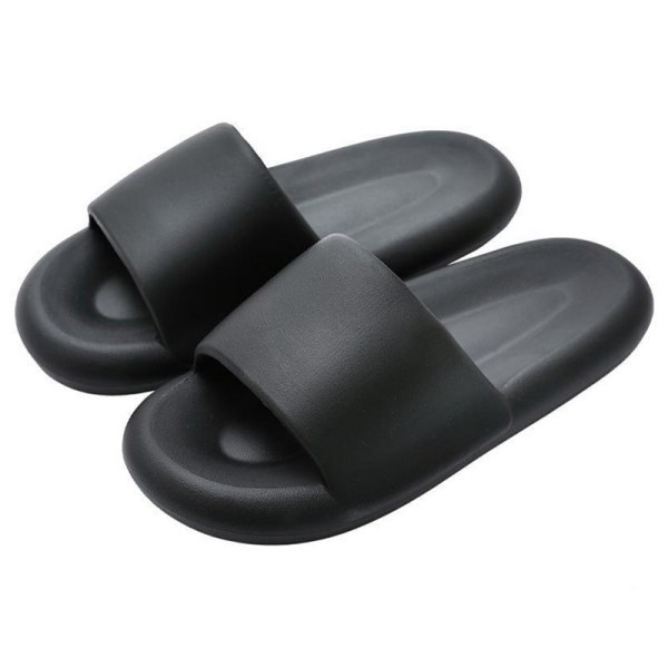 New Summer Couple Bedroom Slides Ladies Flip Flops Thick Bottom Sandals Eva Cloud Slippers Men Women Soft Home Outdoor Slippers Olivine 40-41