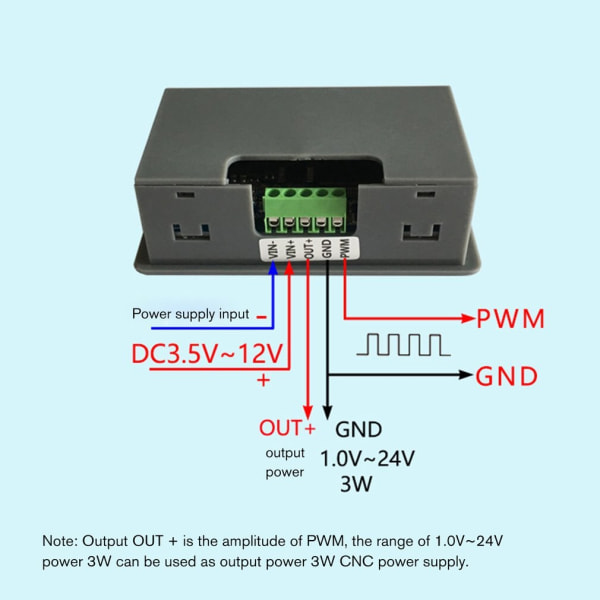 XY-APWM Dual LCD PWM Signal Generator 1-Channel 1Hz-150KHz PWM Pulse Frequency Duty Cycle Adjustable Square Wave Generator A XY-APWM