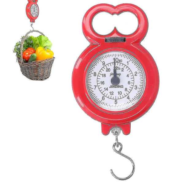 Spring Hanging Scale Luggage Scale 10kg For Measuring Shopping Weight