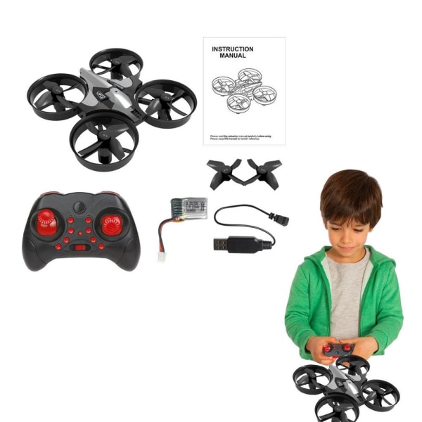 G Mini Fouraxis Aircraft Onebutton Return To Headless Mode Small Remote Control Aircraft Toys For Children Black