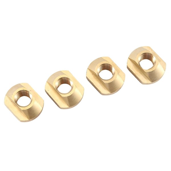 4 Pcs Foilmount Size M8 Hydrofoil Mounting T-nuts For All Hydrofoil Tracks Surfing Outdoor Accessories Gold