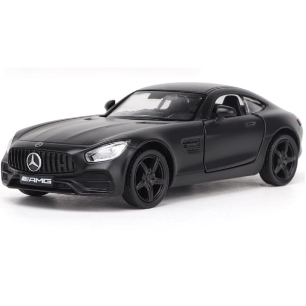 1:36 Diecast Car Authourized Models Dark Black Series Exquisite Made Collectible Play Mini Cars 12.5 Cm Pocket Toy For Boys 988M-AMG GTS