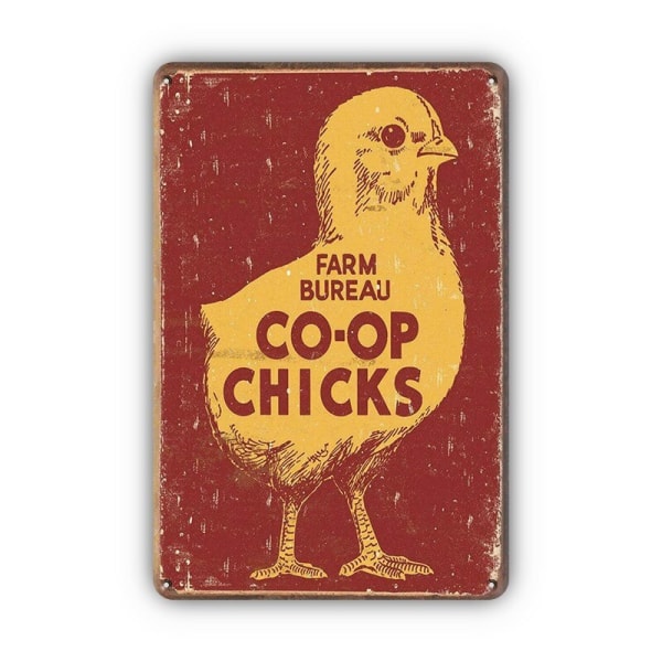 Chicken Vintage Poster Metal Tin Signs Iron Plate Rooster Hen Fresh Eggs Retro Decorative Plaque Farm Home Garden Wall Decor 60211 20x30cm