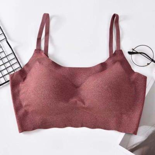 Sexy Seamless bra Push Up Bra Invisible Bralette Bras for Women Comfort Underwear soutien gorge femme  Solid Color S-5XL Pink 5XL