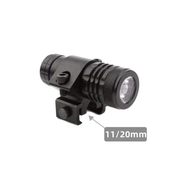 Tactical Mini Flashlight LED 11/20MM Rechargeable Small Flashlight Under Hanging Light For Hunting Camping Fishing B