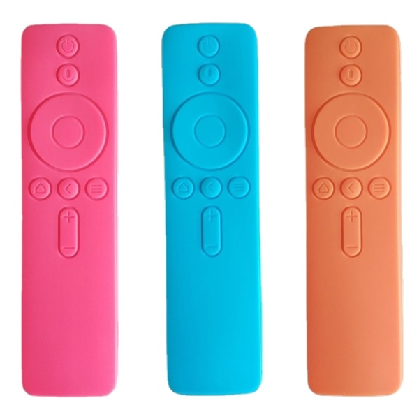 1pc Voice Remote Control Cover Case for Xiaomi 4A Soft Silicone Protective Sleeve Case Rubber Cover for Mi 4A Remote Orange