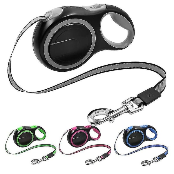 3m 5m 8m Durable Dog Leash Long Pet Retractable Lead Automatic Leash For Large Dogs Extending Big Dog Walking Running Leads Rope Green 8m - 50 kg