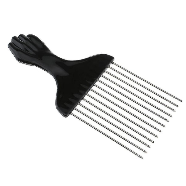 Stainless Steel Afro Comb, Curling Comb Hairdresser Salon Comb Hair Styling