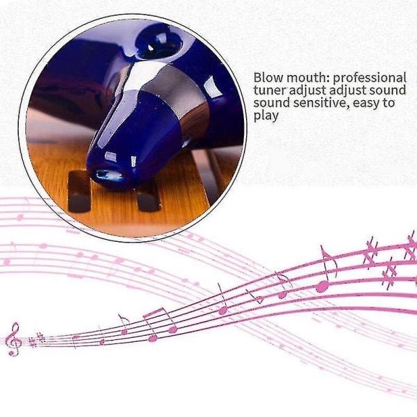 12 Hole Ocarina Ceramic Alto C Legend Of Ocarina Musical Instrument For Kids Gift