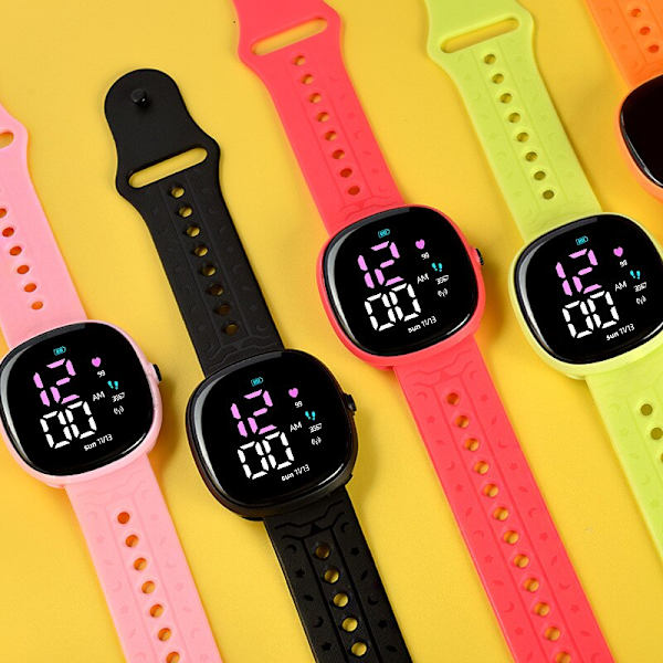 Digital watch 2024 with light