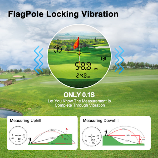 Golf specifikt avståndsmätare teleskop handhållen utomhus höjd och vinkel mätning M700 meter laser infraröd mätinstrument 700M