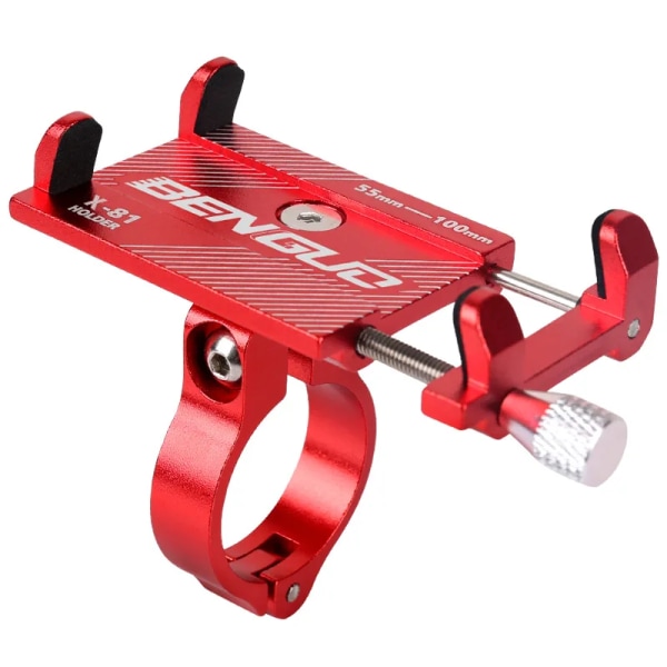 Adjustable Mobile Phone Holder Handlebar Clip Stand GPS Mount Bracket Rack for Xiaomi M365 Pro Electric Scooter Accessories TYPE A RED