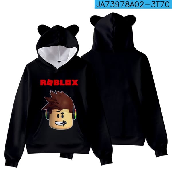Ny Roblox Hoodie för barn, ytterkläder, pullover, sweatshirt av hög kvalitet B 170