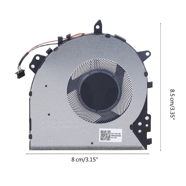 Metal Cooling Fan Replacement for VivoBook Y5100U X512 X512U X512UF X512UA