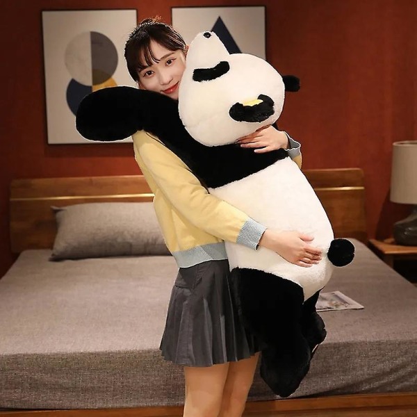 Hot 1pc 60cm-120cm Giant Panda Plush Toys Soft Sleep Pillow Cartoon Animal Bear Stuffed Baby Doll Classic Kids Birthday Gifts 100CM