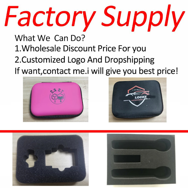 Tools Storage Box DIY Foam Camera Lens Shockproof Bag Travel Tool Box Outdoor EVA Zipper Fishing Case Electric Accessories No.8 2 layers