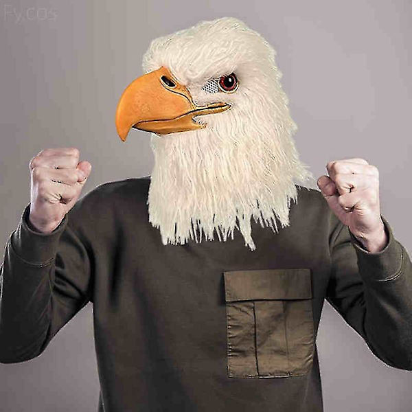 Eagle Mask Animal Latex Full Face Halloween Novelties Party Cosplay Props Accessories Head Carnival Costume Adult Woman Disguise Monkey mask B