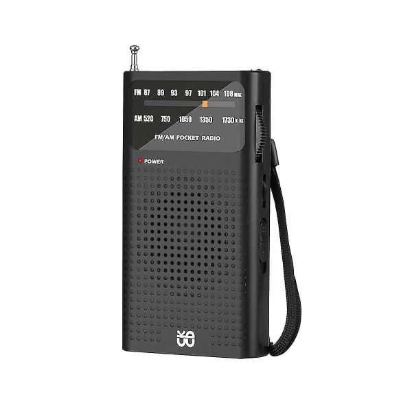 Mini Radio Portable AM/FM All Band Stereo Weather Pocket Radio Receiver for Old Man Walking Hiking Camping