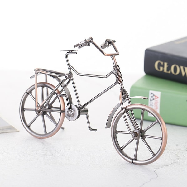 Simulerat cykelmodell ornament metallhantverk. 1