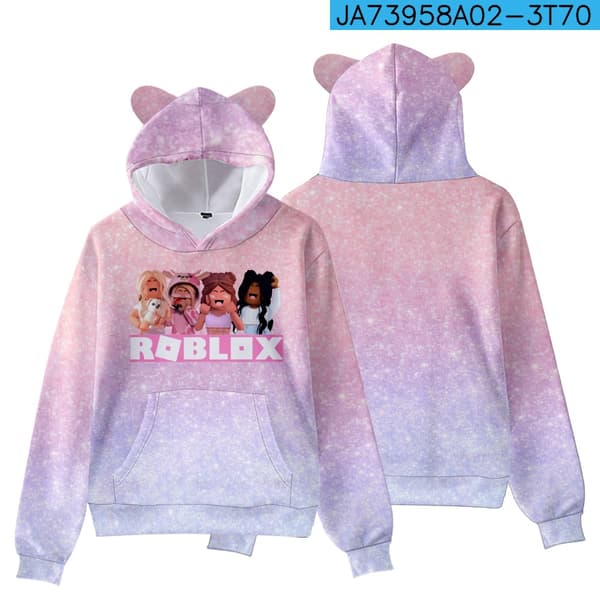 Ny Roblox Hoodie för barn, ytterkläder, pullover, sweatshirt av hög kvalitet A 130