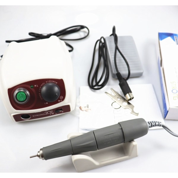 NEW 50000RPM Electric Nail Drill Strong 210 207B 65W Manicure Machine Pedicure Kit Nails Art Tool Handpiece Nail File Equipment same as picture
