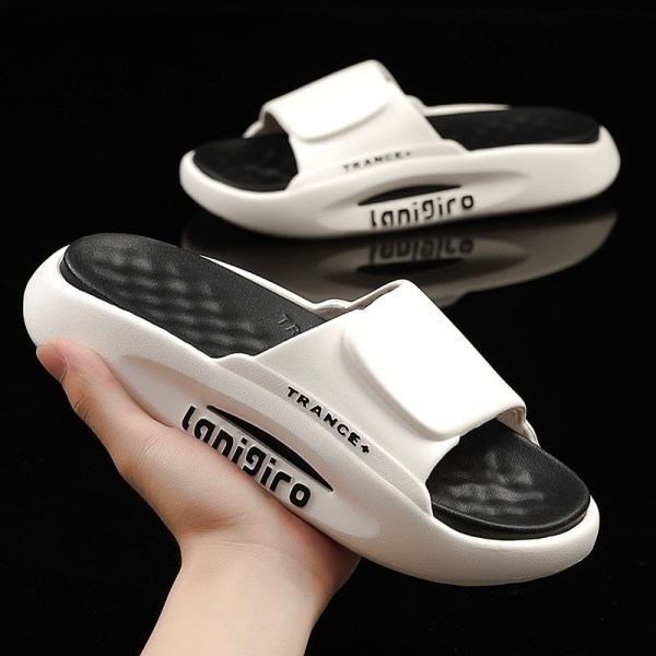 Summer Men's Slippers Women Home Slippers Indoor Bathroom Non Slip Flip Flops Couple Platform Sandals Women Men Indoor Slides Auburn 44-45 (fit 43-44)