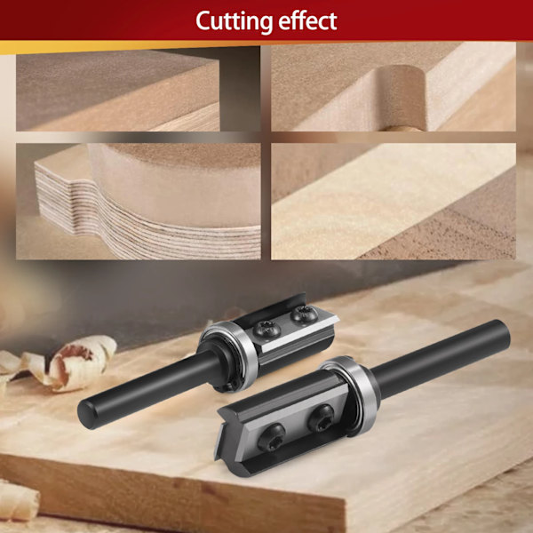 1pcs 8mm 12mm 1/2" Wood Planer Bit Trimming Bit Milling Cutter for Wood CNC Woodworking Tools Insert Replacable Blade End Mill 2T-S12mmxL29.5mm