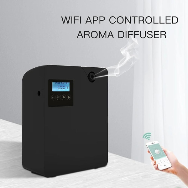 Aroma Diffuser For Home Air Fresheners Sprayer Aromatherapy Hotel Scenting Device Smart Room Fragrance Machine App Control Black UK