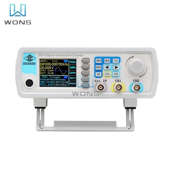 JDS6600 Series15MHz Digital Control Dual-channel DDS Function Signal Generator frequency meter Arbitrary sine Waveform UK