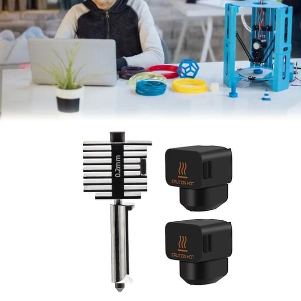 För Bambu Lab Mini Hotend Extruder Snabb Hastighet Hot End Tillbehör 0.2mm
