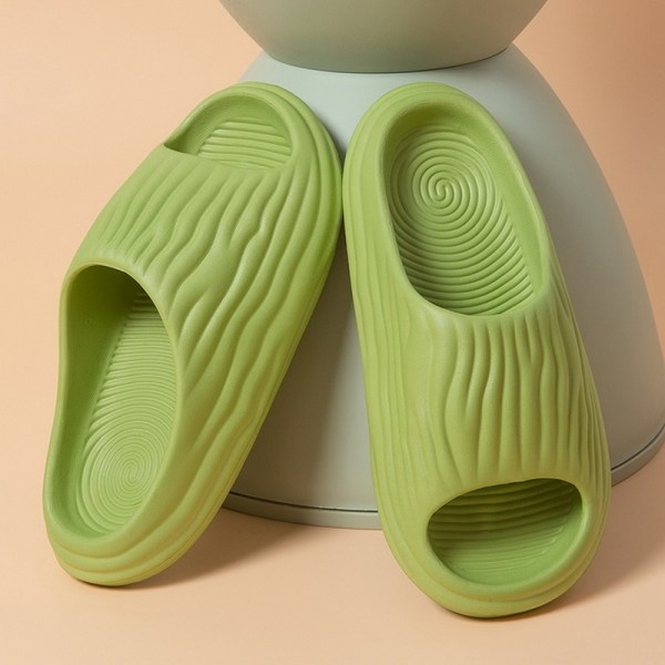 Summer Men's Slippers Women Home Slippers Indoor Bathroom Non Slip Flip Flops Couple Platform Sandals Women Men Indoor Slides Gray 36-37 (fit 35-36)
