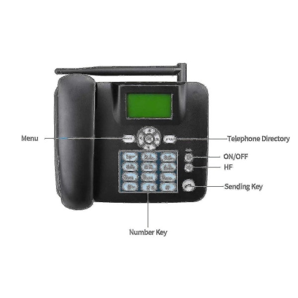 Wireless Phone 4g Desktop Phone Support Gsm 850/900/18001900mhzSIM Card Wireless Phone with Antenna Radio 1 -GSL