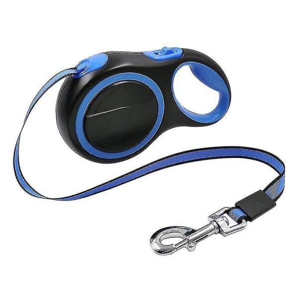 3m 5m 8m Durable Dog Leash Long Pet Retractable Lead Automatic Leash For Large Dogs Extending Big Dog Walking Running Leads Rope Blue 3m - 15 kg