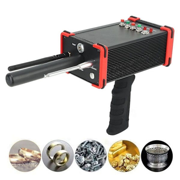 Metal Detector 1000m Range 15m Depth High Accuracy Sensitive Underground Treasure Finder Scanner For Gold Silver Copper Red