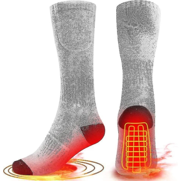 Heated Socks For Heilwiy Men/women - Upgraded Rechargeable Electric Socks With 4800mah Gift
